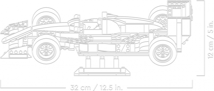 LEGO Icons 10330 - McLaren MP4/4 & Ayrton Senna