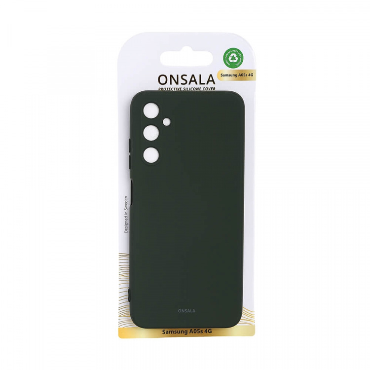 Onsala Mobilskal med Silikonkänsla Olive Green - Samsung A05s 4G