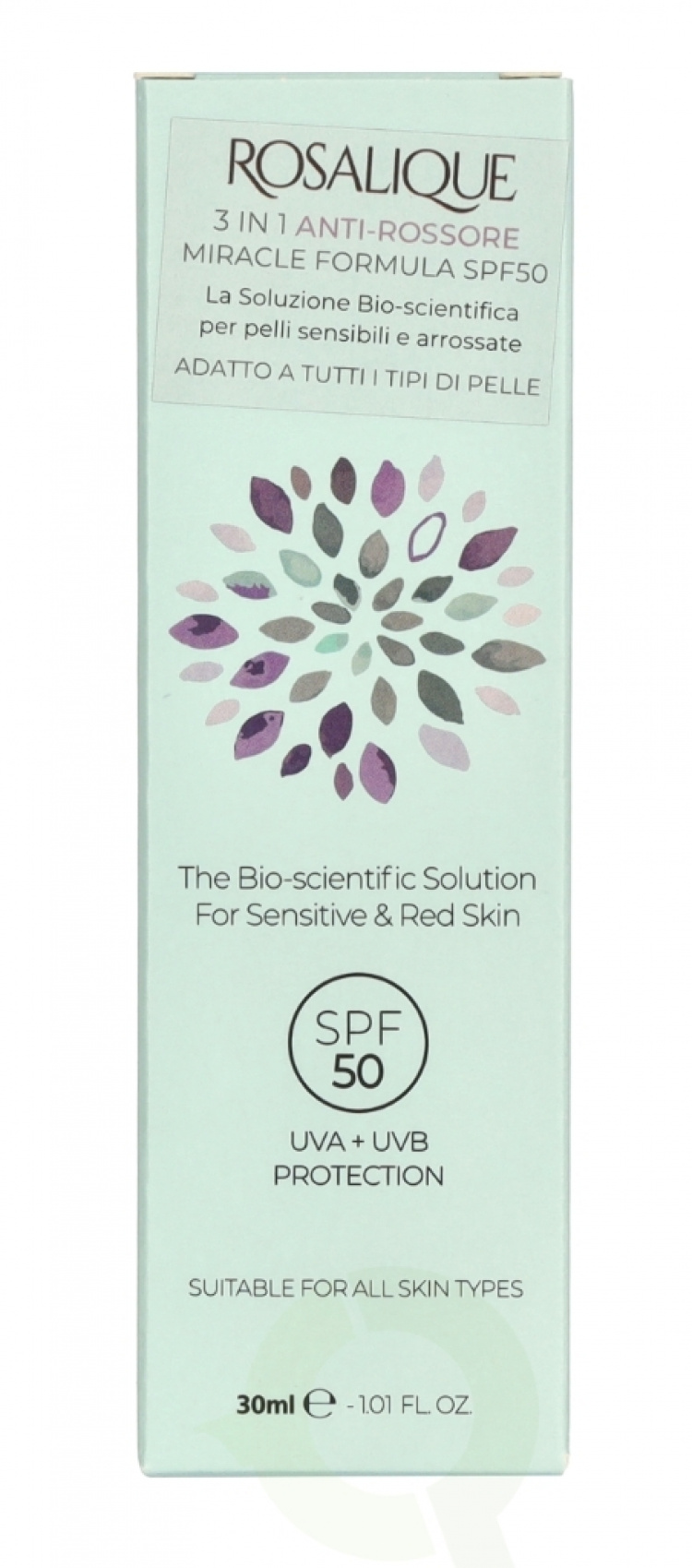 Rosalique 3 In 1 Anti-Redness Miracle Formula Spf50 30 ml Rosalique 3 In 1 Anti-Redness Miracle Formula Spf50 30 ml