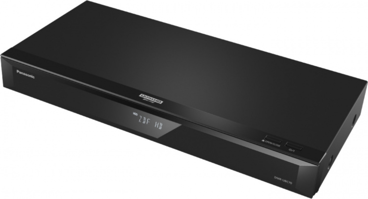 Panasonic DMR-UBC70EGK 4K UHD-uppskalande Blu-ray-spelare och 500 GB HD-set-top-box, svart