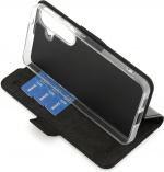 Wave BookCase -skyddsskal, Samsung Galaxy S24, svart