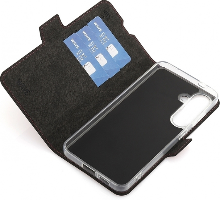 Wave BookCase, Samsung Galaxy S24, Smoky Sangria Wave BookCase, Samsung Galaxy S24, Smoky Sangria