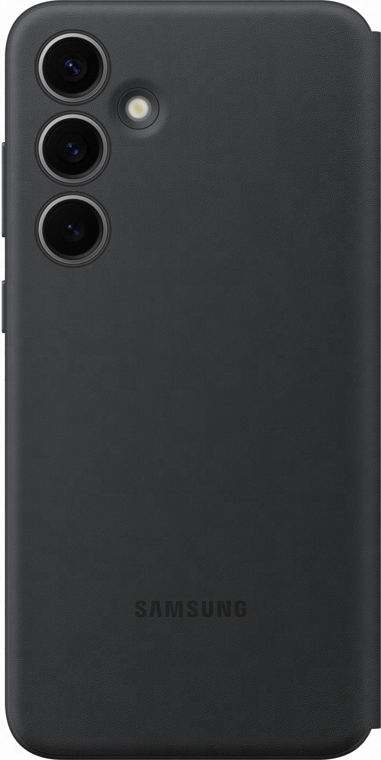 Samsung Galaxy S24+ Clear View plånboksfodral, svart Samsung Galaxy S24+ Clear View plånboksfodral, svart