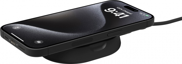 Belkin BoostCharge Pro Foldable Qi2 Laddningsdocka, svart