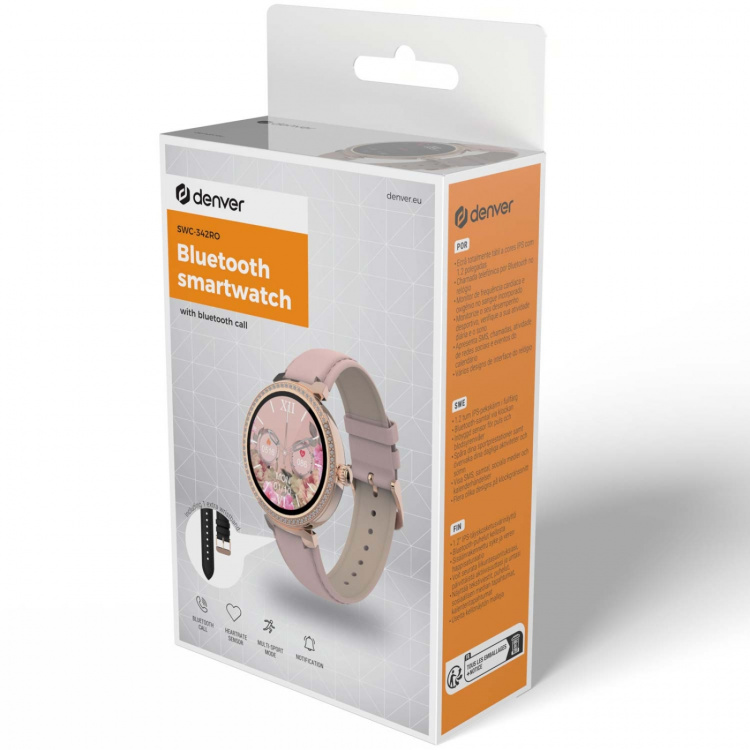 Denver SmartWatch Bluetooth SWC-342RO Rosa / Beige