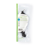 Nedis Stereo Audio Adapter | 3.5 mm Hane | 3.5 mm Hona | Nickelplaterad | Vinklat 90° | Metall | Svart | 10 st. | Plastpåse Nedis Stereo Audio Adapter | 3.5 mm Hane | 3.5 mm Hona | Nickelplaterad | Vinklat 90° | Metall | Svart | 10 st. | Plastpåse