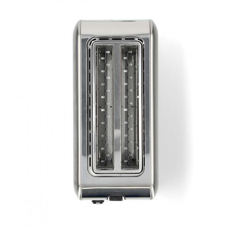 Nedis Brödrost | 4 Brödskivor | 2 Långa Fack | Brunhetsgrad: 7 | Avfrostingsfunktion | Aluminium / Silver Nedis Brödrost | 4 Brödskivor | 2 Långa Fack | Brunhetsgrad: 7 | Avfrostingsfunktion | Aluminium / Silver