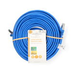 Nedis CAT5e nätverkskabel | SF/UTP | RJ45 hane | RJ45 hane | 20.0 m | Rund | PVC | Blå | Label Nedis CAT5e nätverkskabel | SF/UTP | RJ45 hane | RJ45 hane | 20.0 m | Rund | PVC | Blå | Label