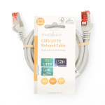 Nedis CAT6 Nätverkskabel | RJ45 hane | RJ45 hane | S/FTP | 1.00 m | Rund | LSZH | Grå | Label Nedis CAT6 Nätverkskabel | RJ45 hane | RJ45 hane | S/FTP | 1.00 m | Rund | LSZH | Grå | Label