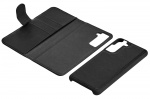 Essentials Samsung S20 FE PU wallet, detach, 3 cards, Black