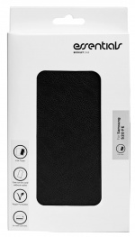 Essentials Samsung S20 FE PU wallet, detach, 3 cards, Black