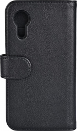 Essentials Samsung XCover 5 PU wallet, detach, 3 cards, Black