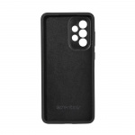 Essentials Samsung Galaxy A33 silicone back cover, Black