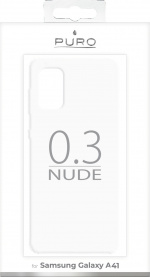 Puro Samsung Galaxy A41, 0.3 Nude, Transp Puro Samsung Galaxy A41, 0.3 Nude, Transp
