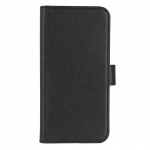 Essentials iPhone 14 Plus PU wallet, detach, 3 card,Black