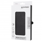 Essentials iPhone 14 Plus PU wallet, detach, 3 card,Black