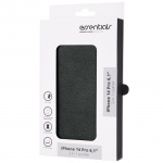 Essentials iPhone 14 Pro Leather wallet,detachable,Green