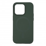Essentials iPhone 14 Pro Silicone Mag back cover, Green Essentials iPhone 14 Pro Silicone Mag back cover, Green