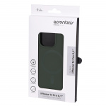 Essentials iPhone 14 Pro Silicone Mag back cover, Green Essentials iPhone 14 Pro Silicone Mag back cover, Green
