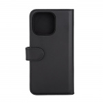 DELTACO Wallet case, 2-in-1, iPhone 15 Pro Max, magnetic cover,black DELTACO Wallet case, 2-in-1, iPhone 15 Pro Max, magnetic cover,black