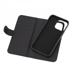 DELTACO Wallet case, 2-in-1, iPhone 15 Pro Max, magnetic cover,black DELTACO Wallet case, 2-in-1, iPhone 15 Pro Max, magnetic cover,black