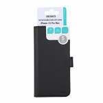 DELTACO Wallet case, 2-in-1, iPhone 15 Pro Max, magnetic cover,black DELTACO Wallet case, 2-in-1, iPhone 15 Pro Max, magnetic cover,black