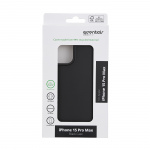 Essentials iPhone 15 Pro Max TPU back cover, 99% recycled, black Essentials iPhone 15 Pro Max TPU back cover, 99% recycled, black