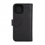 Essentials iPhone 15 PU wallet, recycled materials, detachable, black