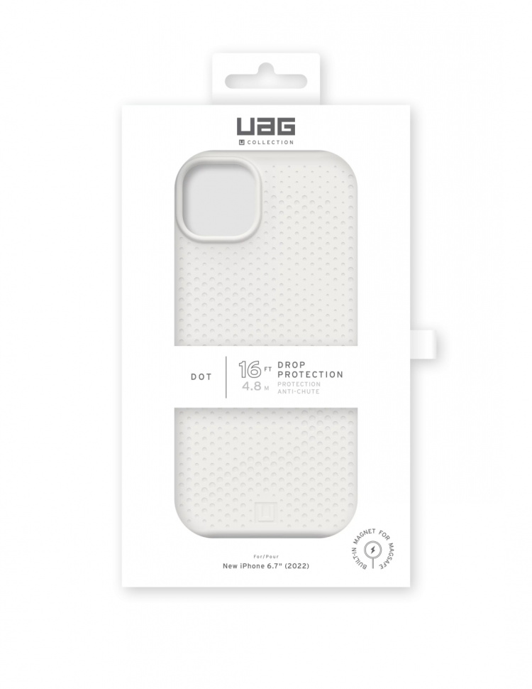 ubyuag iPhone 14 Plus Dot Magsafe - Marshmallow ubyuag iPhone 14 Plus Dot Magsafe - Marshmallow