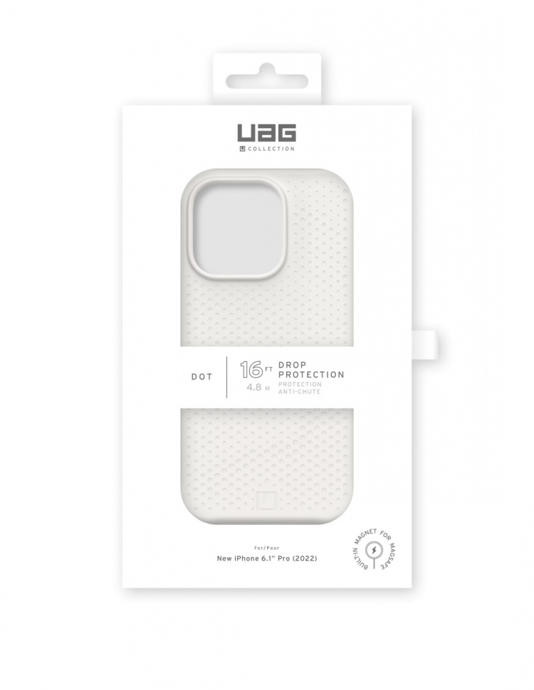 ubyuag iPhone 14 Pro Dot Magsafe - Marshmallow ubyuag iPhone 14 Pro Dot Magsafe - Marshmallow