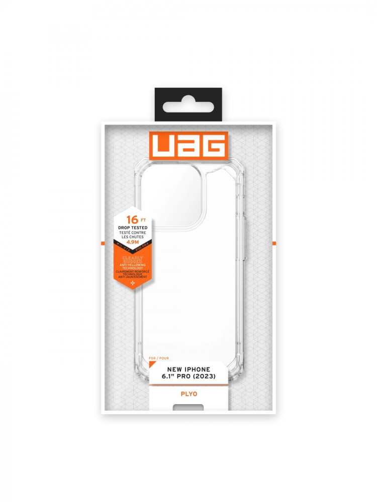 Urban Armor Gear iPhone 15 Pro Plyo - Ice Urban Armor Gear iPhone 15 Pro Plyo - Ice
