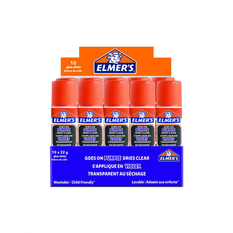 elmers 22 gram Disappearing Purple Glue stick