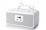MUSE M-32 DBW Radio portable DAB+ FM CD USB white