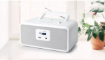 MUSE M-32 DBW Radio portable DAB+ FM CD USB white