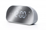 MUSE M-170-CMR Clock radio FM Dual alarm mirror screen