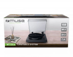 MUSE MT-105 B Turntable USB Classic look