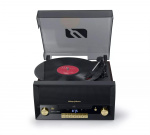 MUSE MT-112 W Turntable Micro system FM BT CD USB Retro