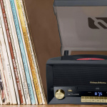 MUSE MT-112 W Turntable Micro system FM BT CD USB Retro