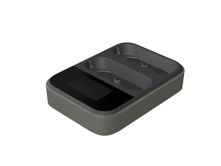 GP ReCyko Speed Dock f/8 batterier m/LCD-display (PB)