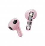 Streetz T150 TWS earphones, Transparent Pink Streetz T150 TWS earphones, Transparent Pink