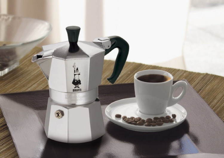 Bialetti Moka Express moka-kanna för 2 koppar