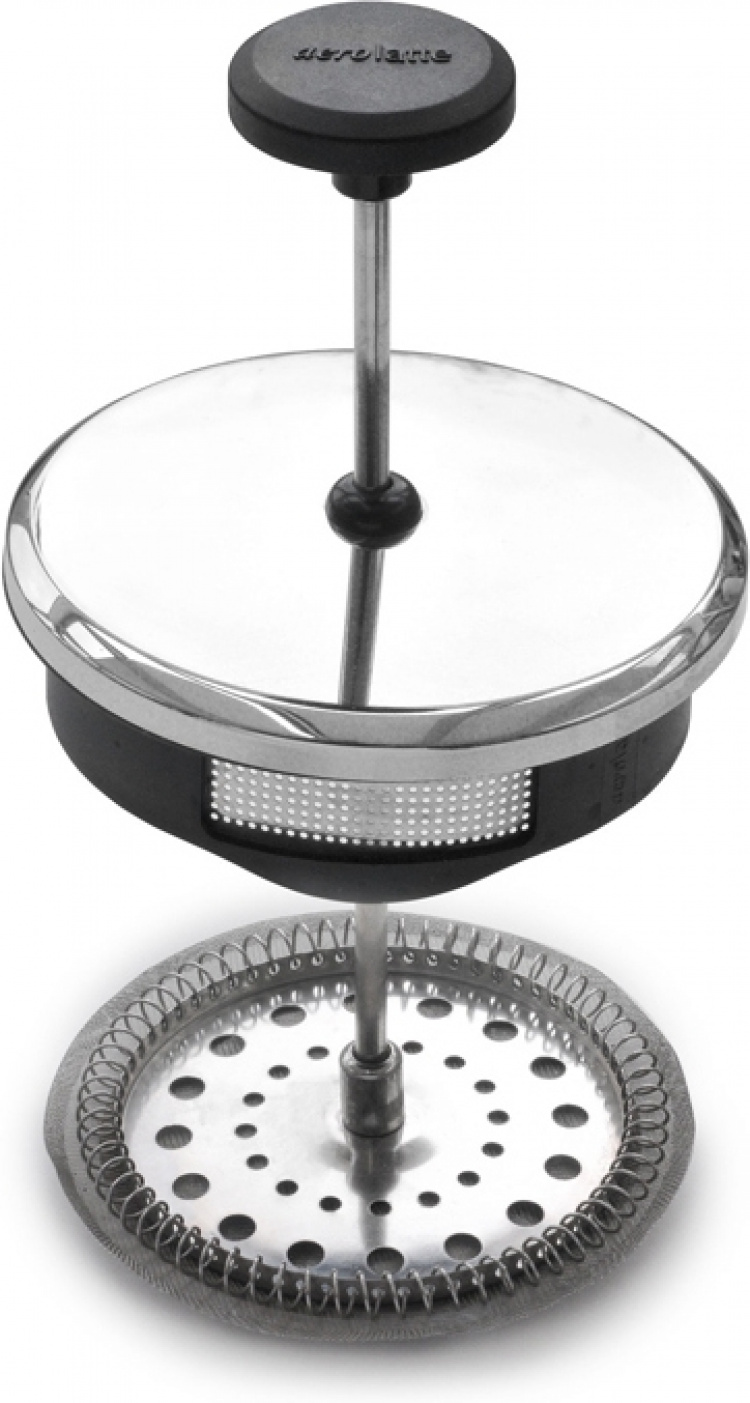 Aerolatte presspanna, stål, 0,35L