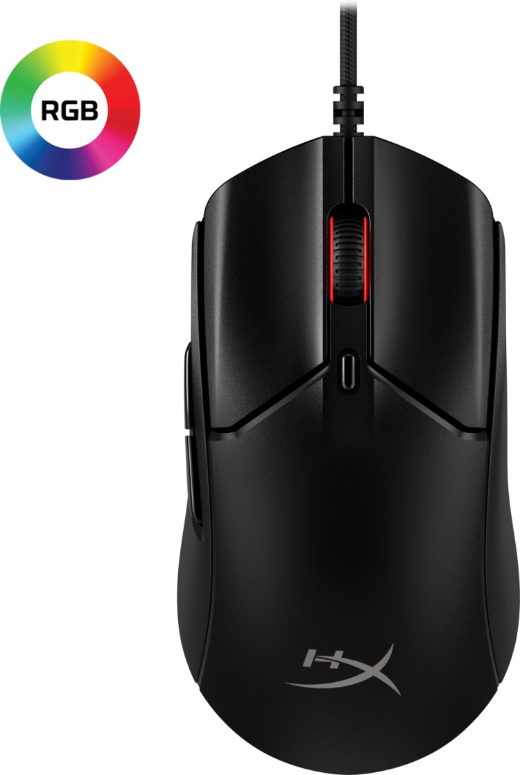 HyperX Pulsefire Haste 2 Gaming Mouse - gamingmus, svart