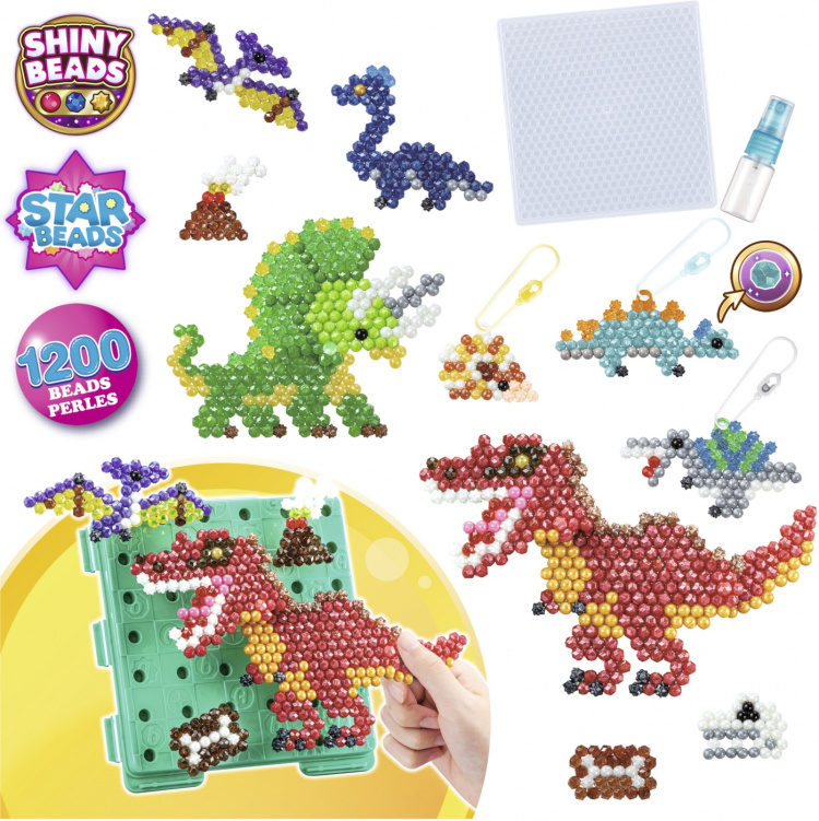 Aquabeads Dinosaurier - pärlverktygset