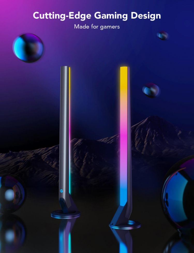 Govee DreamView G1 Pro Gaming Light Kit - ljussats för spel, 2 st