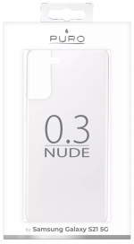 Puro Galaxy S21 0,3 Nude, Transparent