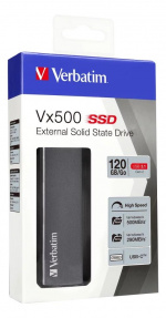 Verbatim Vx500 External SSD USB 3.1 G2 120GB