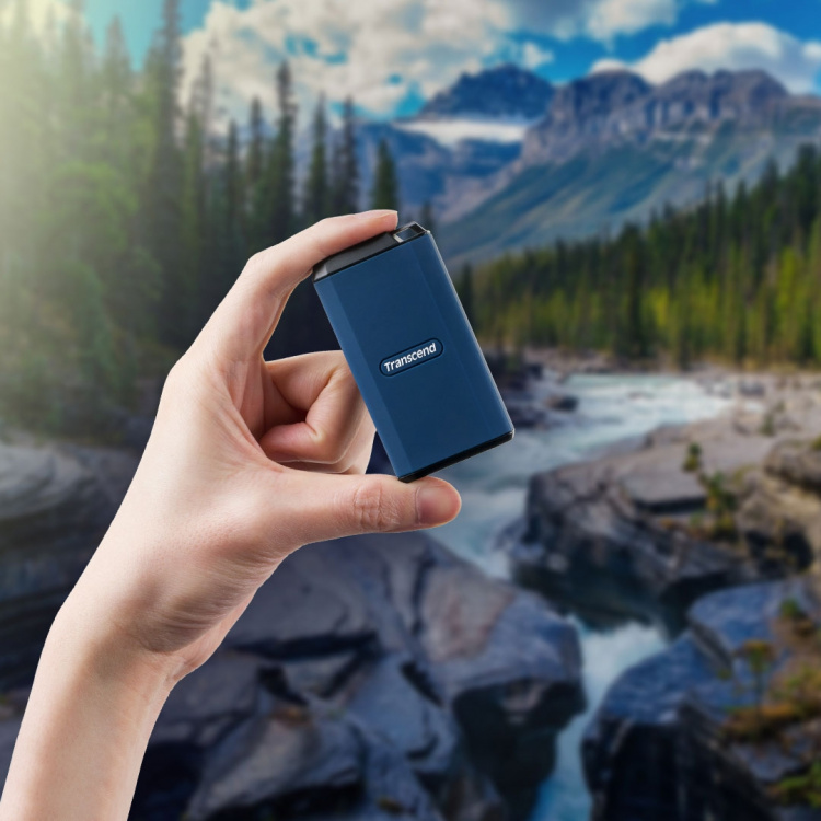 Transcend Portabel SSD ESD410C USB-C 1TB 20Gbps (R2000/W2000 Mb/s) IPX5