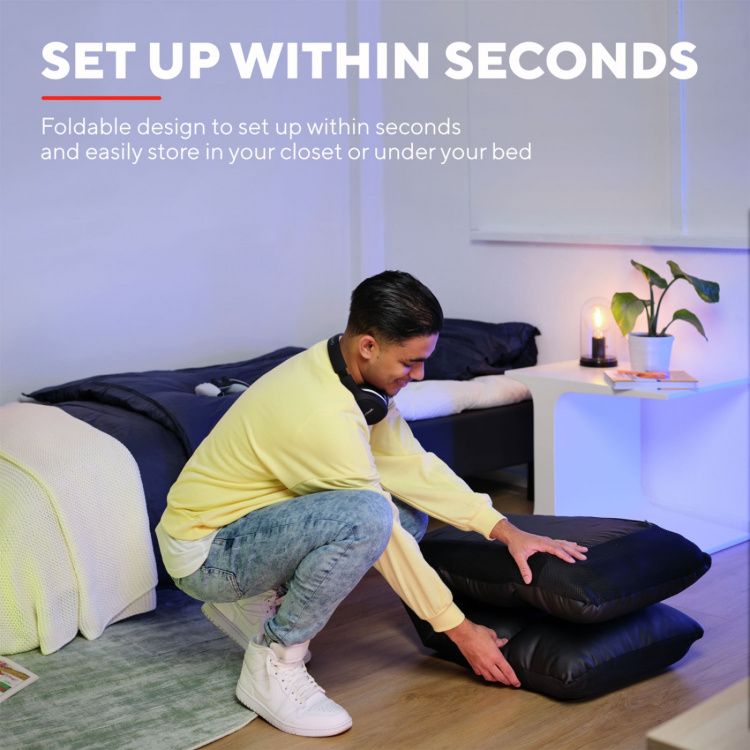 Trust GXT 718 Rayzee Gamingstol för golvet Svart