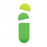 Puro Icon Fluo, Silicone Case för AirPods, Grön